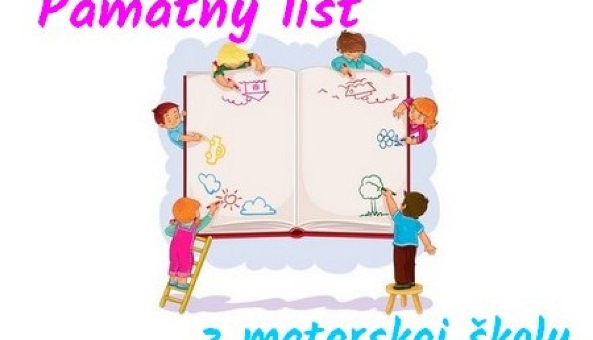 Pamätný list z MŠ