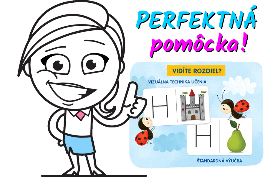 POMÔCKA – Prvé poznávanie písmeniek TROCHA INAK!