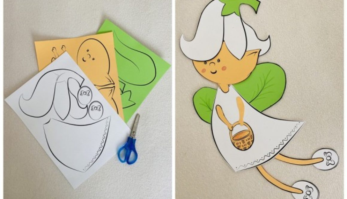 JARNÁ OKENNÁ VÝZDOBA - Snežienková víla
